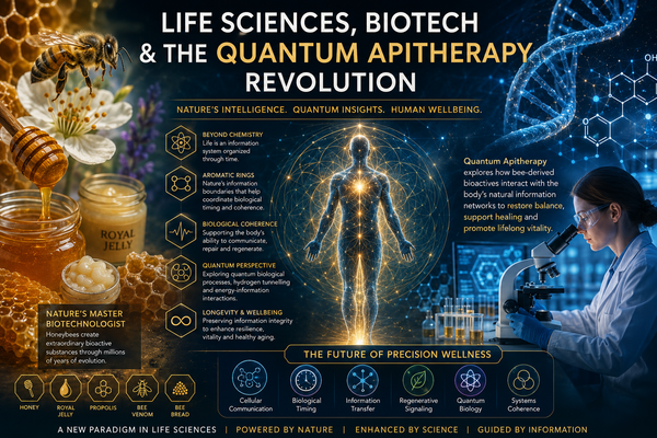 Life Sciences, Biotechnology, and the Quantum Apitherapy Revolution