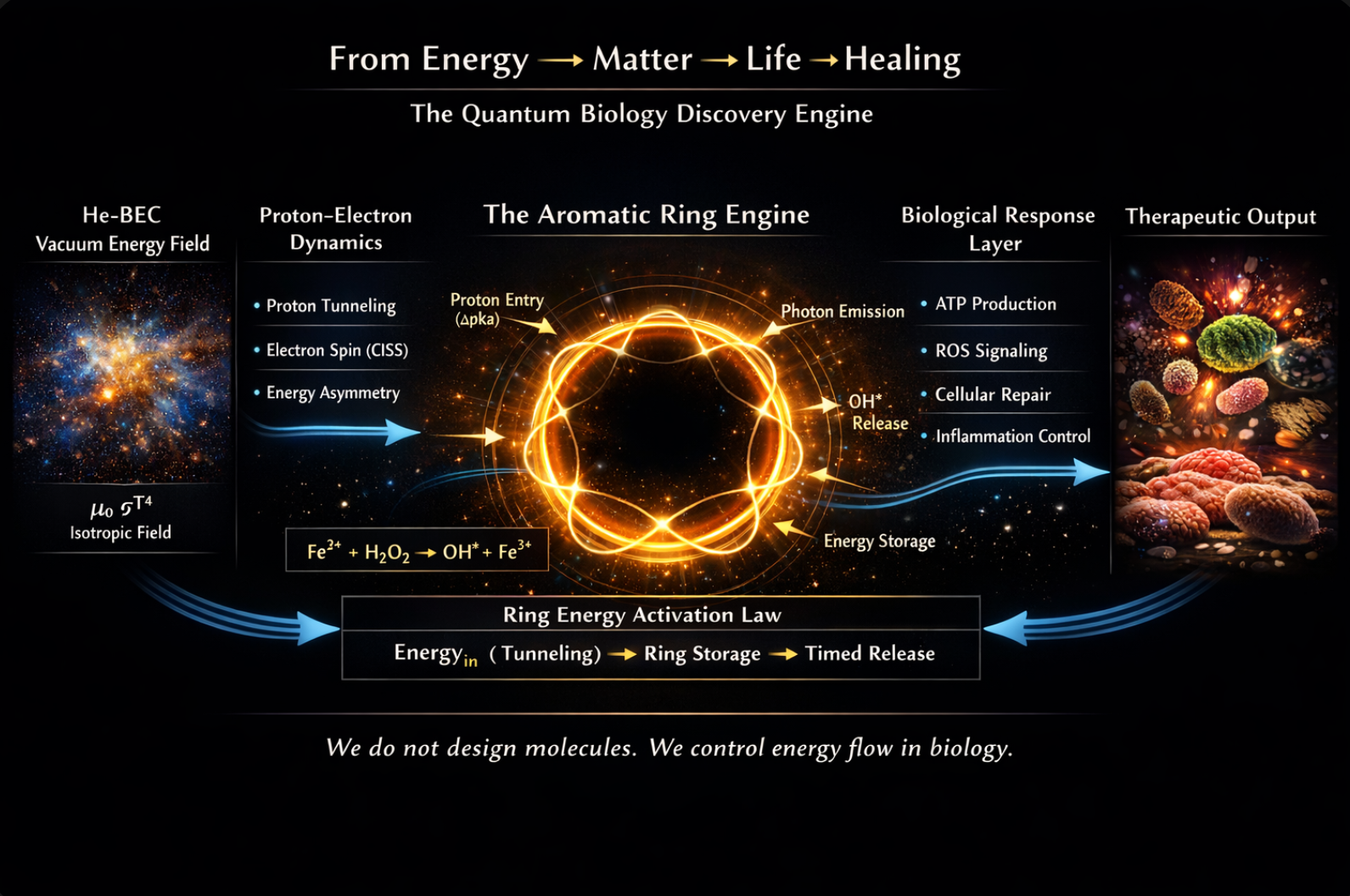 Aromatic Ring Quantum Cosmology | Manuka Honey & Quantum Apitherapy